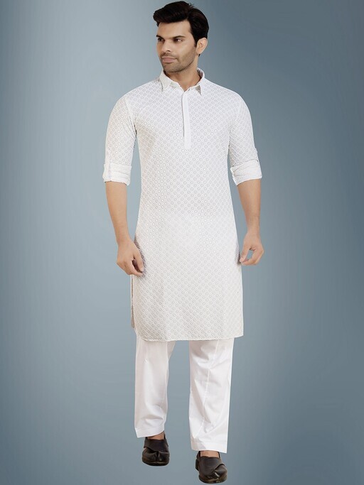 Cotton Pathani Suit