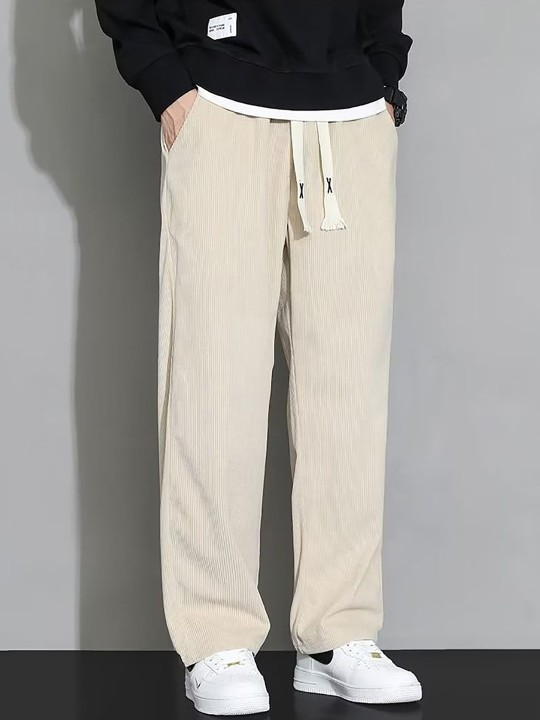 Casual Glamorous Men Trousers