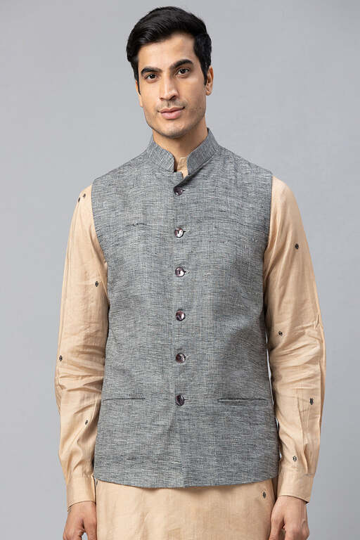 Khadi styles Men Waistcoat