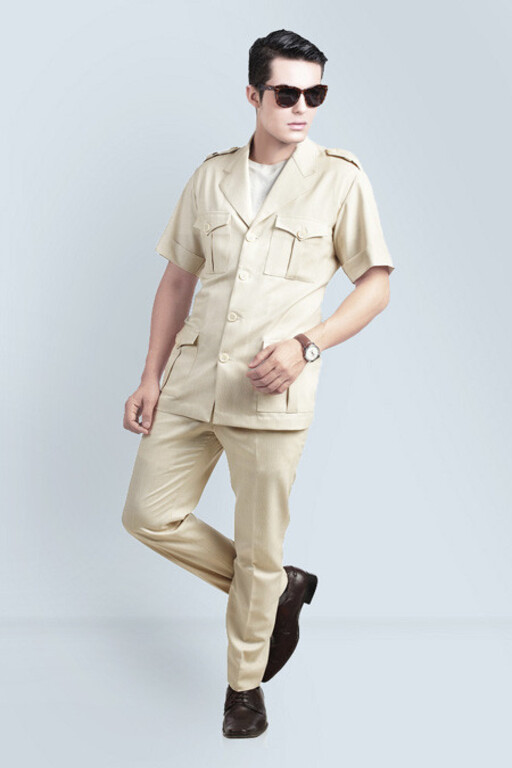 Cotton Mens Safari Suit