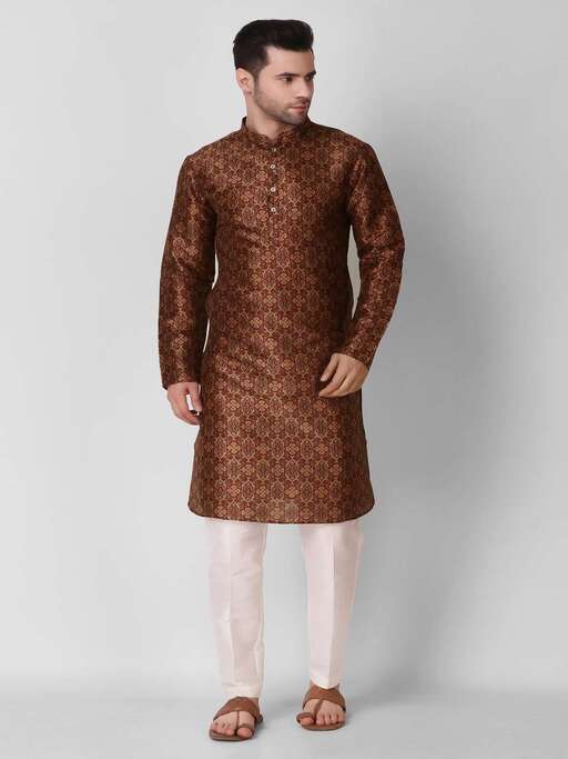 Printed Straight Pajama Kurta